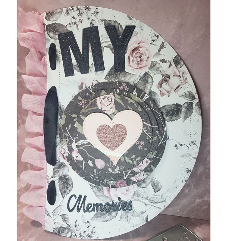 Khuôn Cắt Giấy Làm Từ Kim Loại Hình Chữ Cái Alphabet Trang Trí Scrapbook