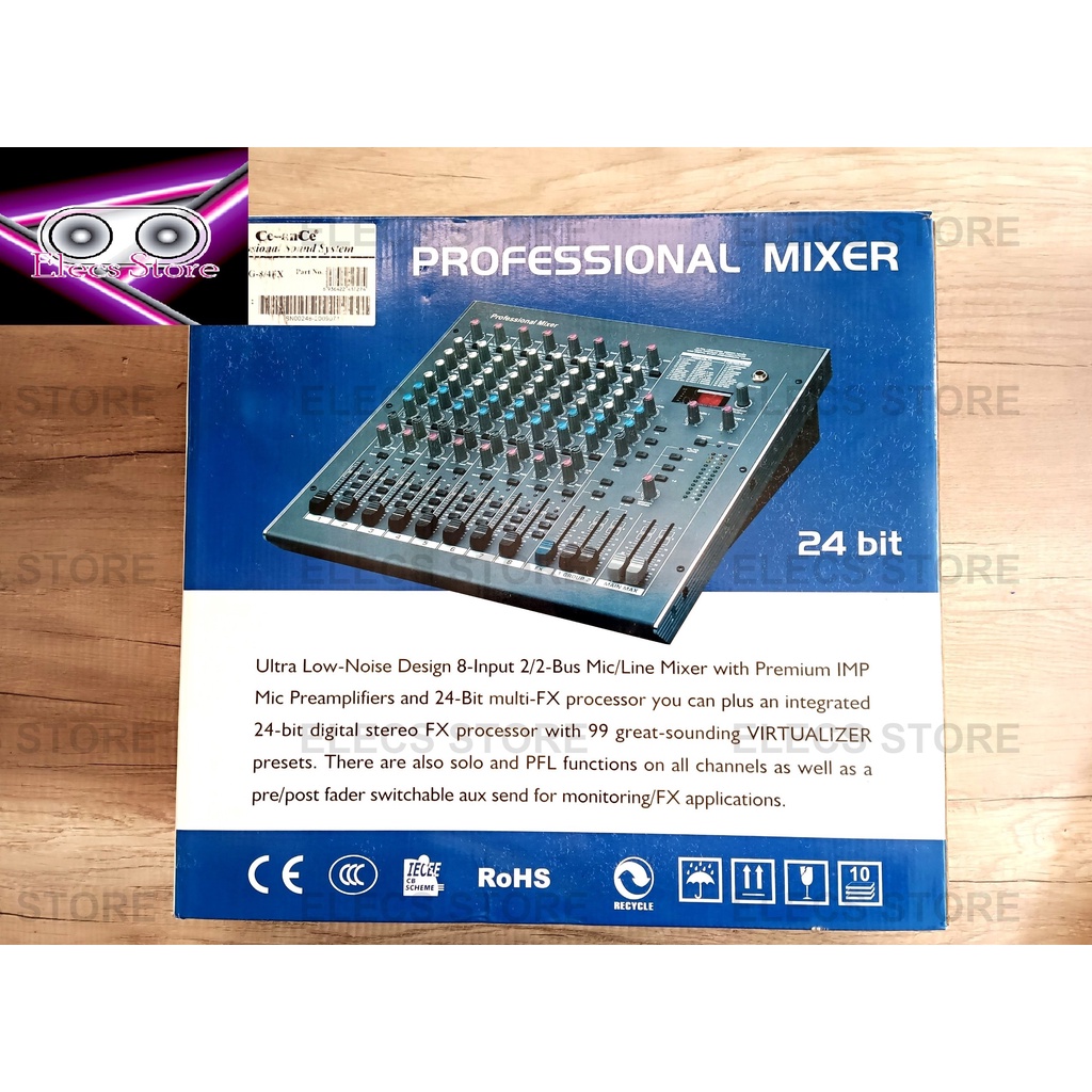 [Mã ELHACE giảm 4% đơn 300K] Bàn Mixer, Bộ Trộn Âm Thanh Chuyên Nghiệp CE-ANCE MG-8/4FX (Hàng Nội Địa Trung Quốc)