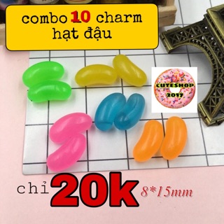 combo 10 charm hạt đậu