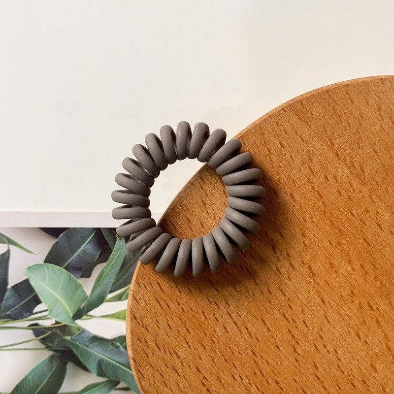 Dây buộc tóc dạng dây điện thoại màu sắc ngẫu nhiên thời trang cho nữ