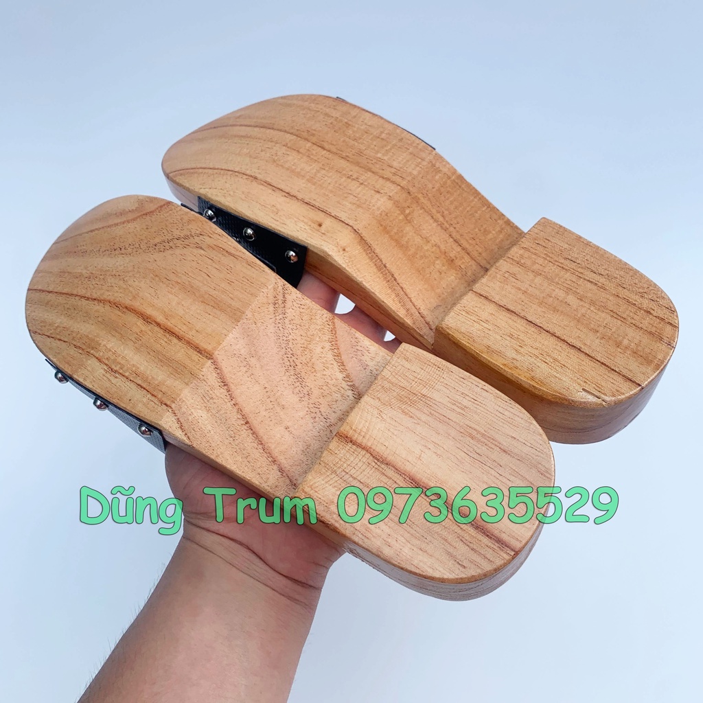 Guốc gỗ nữ nam guốc mộc truyền thống siêu đẹp