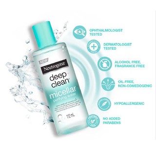 Nước Tẩy Trang Neutrogena Deep Clean Micellar Purifying Water 112ml