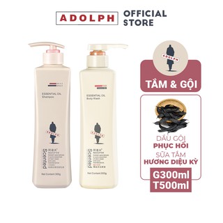 Combo dầu gội phục hồi 300gr và sữa tắm tinh dầu 500gr