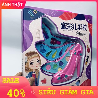 Bộ Đồ Chơi Trang Điểm Giày Cao Gót E0419 - Ảnh Tự Chụp