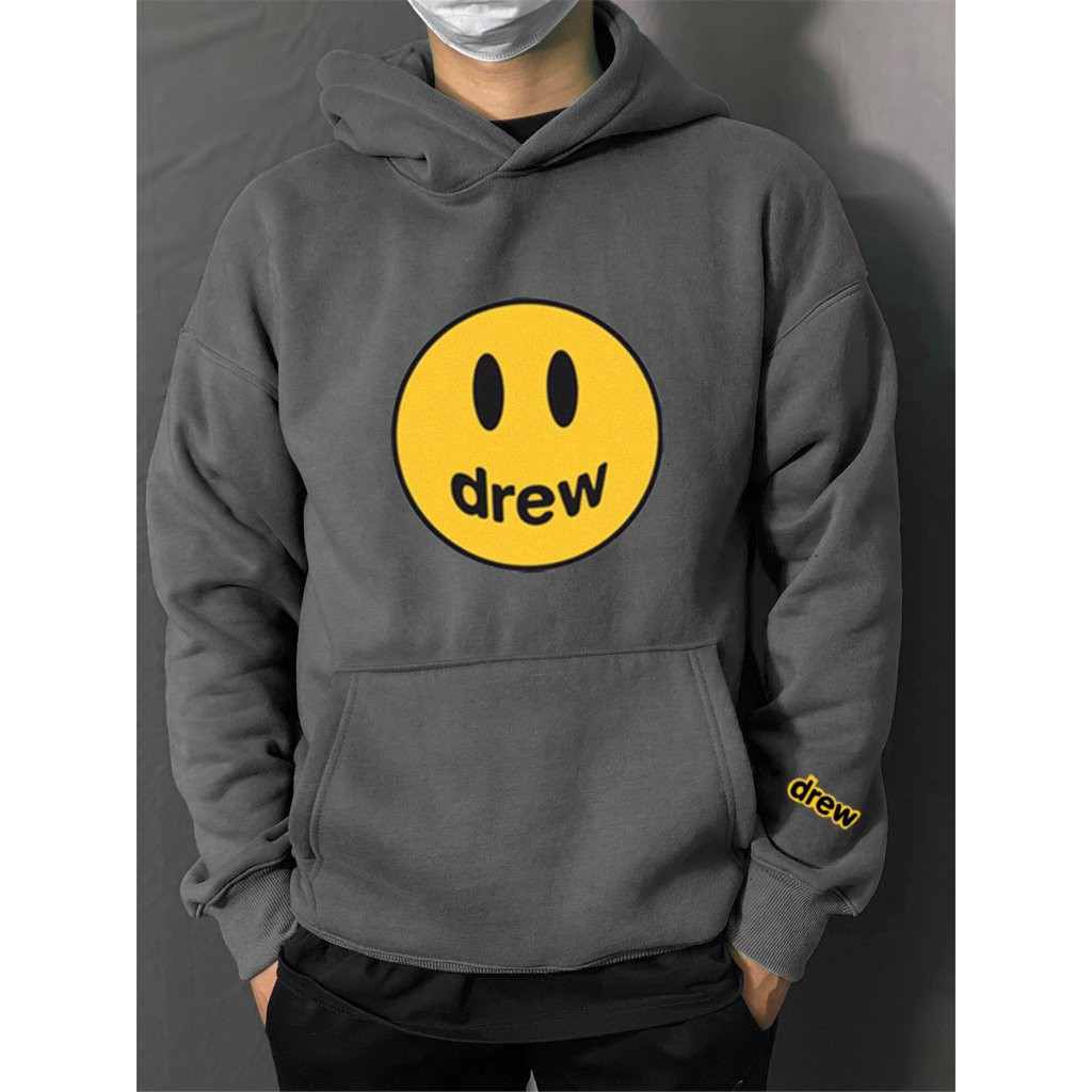 Áo Hoodie DREW unisex nam nữ 10 màu Vải Nỉ Bông 350gsm | BigBuy360 - bigbuy360.vn