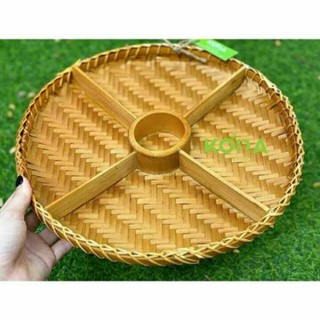 Xưởng sx- Mẹt tre có ngăn đựng bún đậu size 30cm - Tre VN