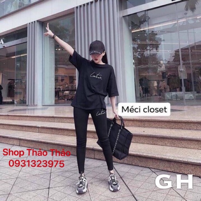 Đồ Bộ Thun Cotton Mẫu Chữ Ký Siêu Hot 🎀Giảm 10K Đơn 200K