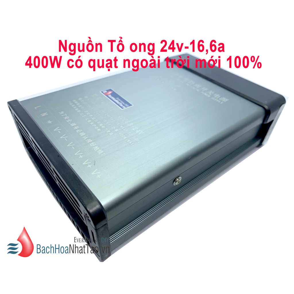 Nguồn tổ ong 24V 16,6A 400W Ngoài trời mới 100%