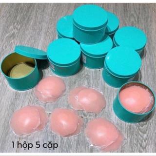 Hộp 10 miếng dán ngực dán nhũ hoa silicon