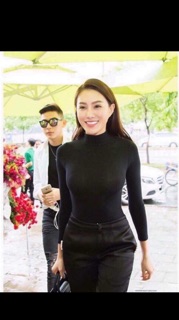 Áo len tăm cổ 3 phân uni xuất nhật