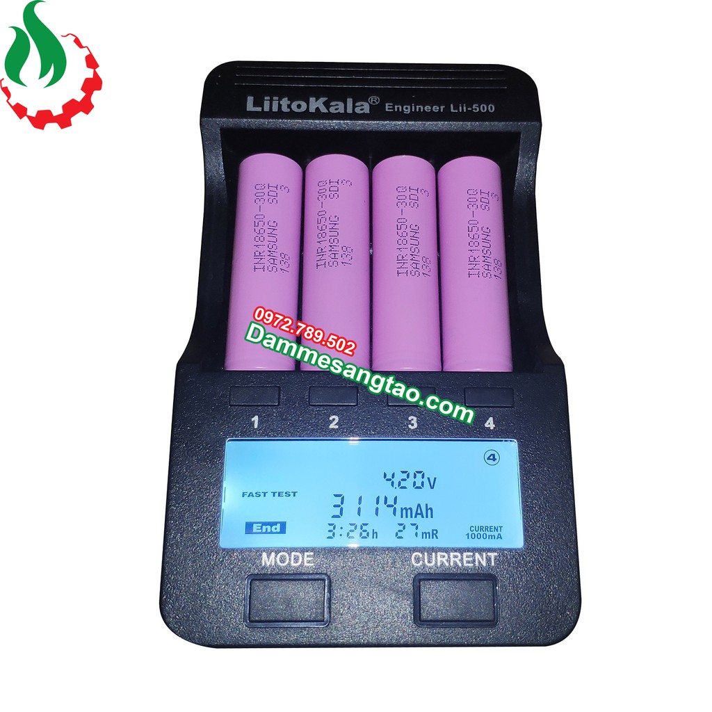 Cell pin 18650 SAMSUNG INR18650-30Q Li-ion 3.7V 3000mah - Xả 15A