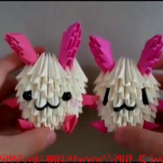 Combo 3 hình xếp origami