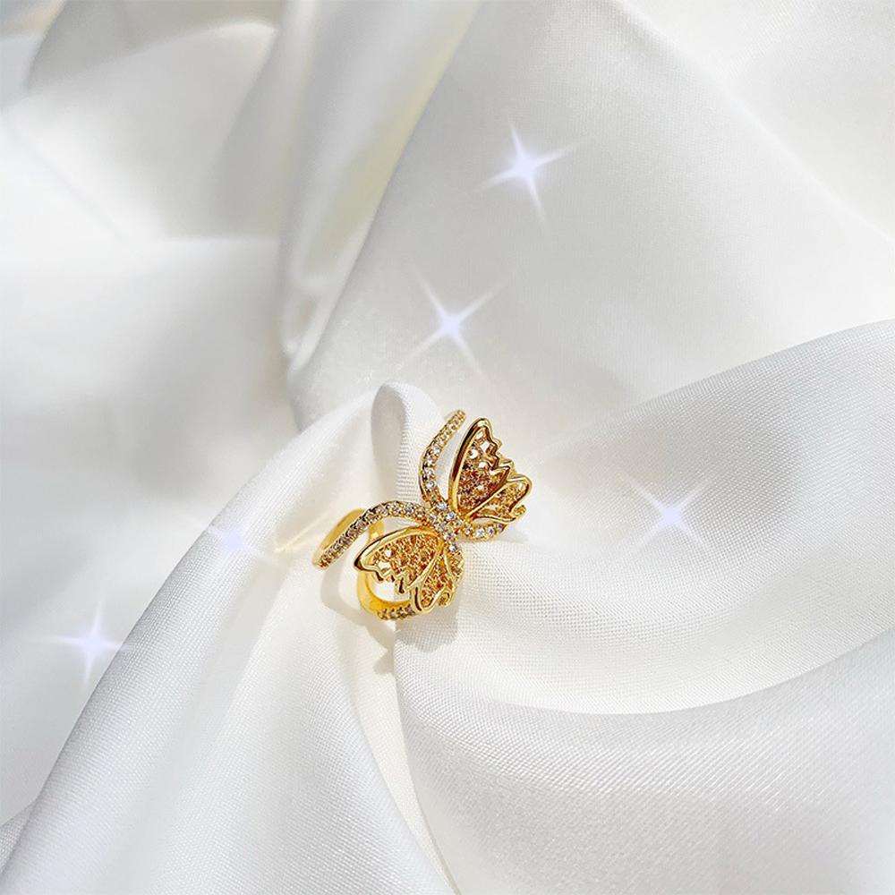 Nhẫn Hình Bướm Thiết Kế Mới Thanh Lịch Thời Trang|Áo Thun Tay Ngắn Khoét Lỗ Nhiều Màu Sắc|Trang Sức Vòng Cổ