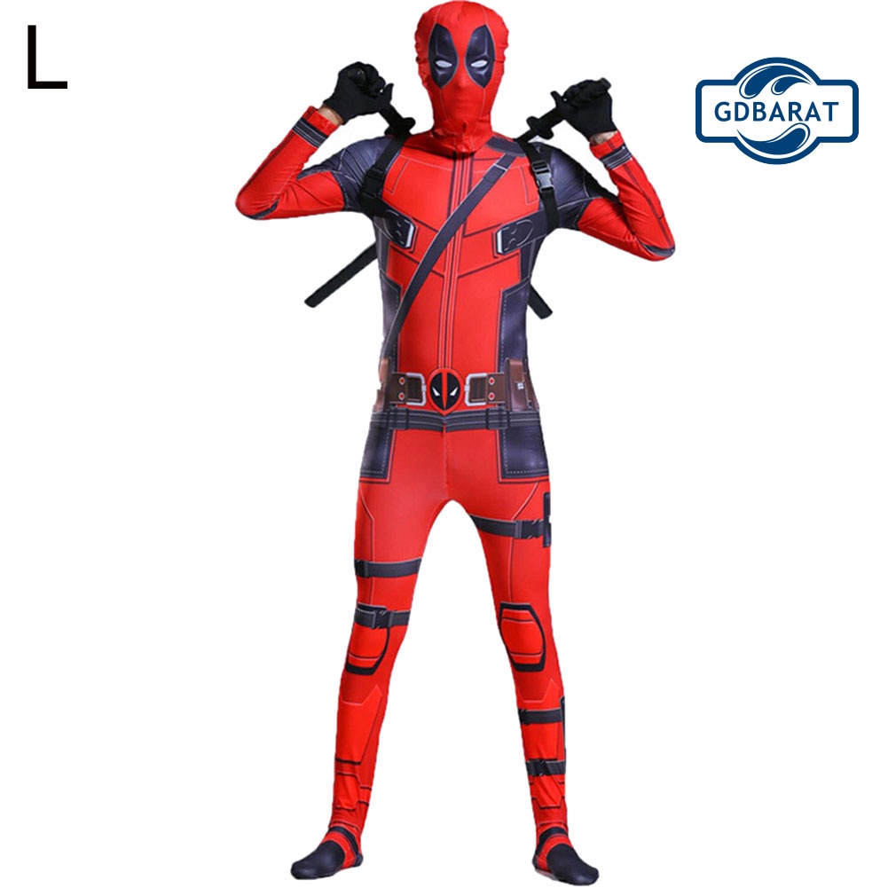 Bộ Đồ Hóa Trang Siêu Anh Hùng Deadpool Độc Đáo Cho Bé Dịp Halloween