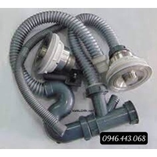 Bộ Xả Thoát Nước Chậu Chén Inox 110mm