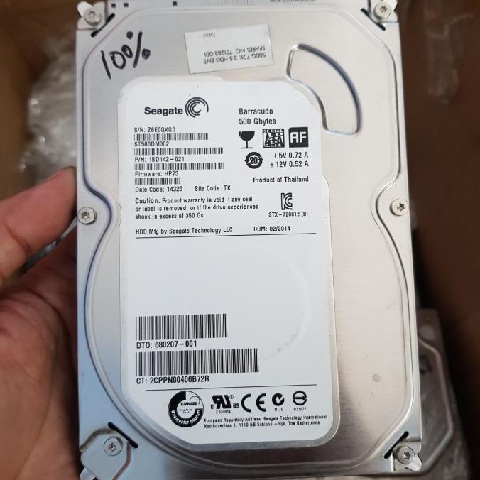 Ổ Cứng Hdd Pc Hdd Cctv Seagete Hitachi 500Gb Sata 3 100% Chính Hãng