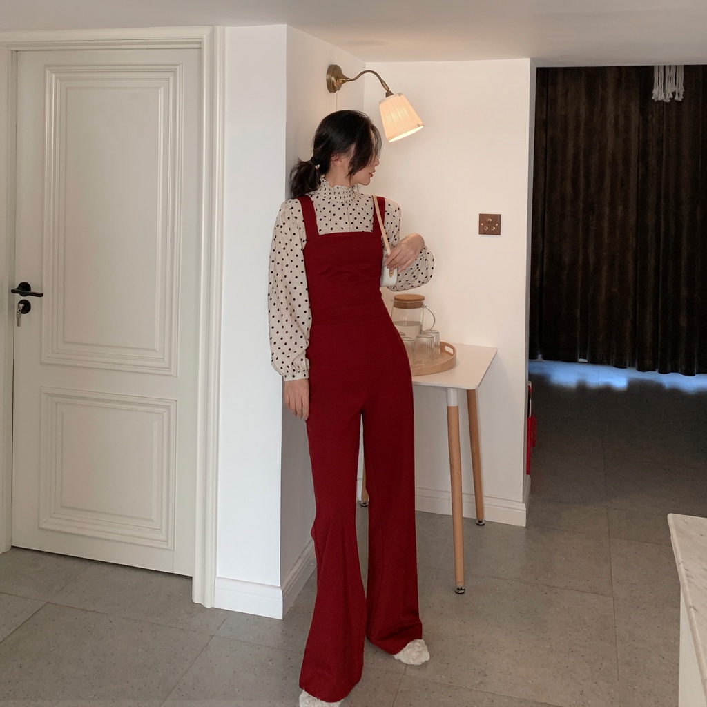 Quần Yếm ống loe 02 màu