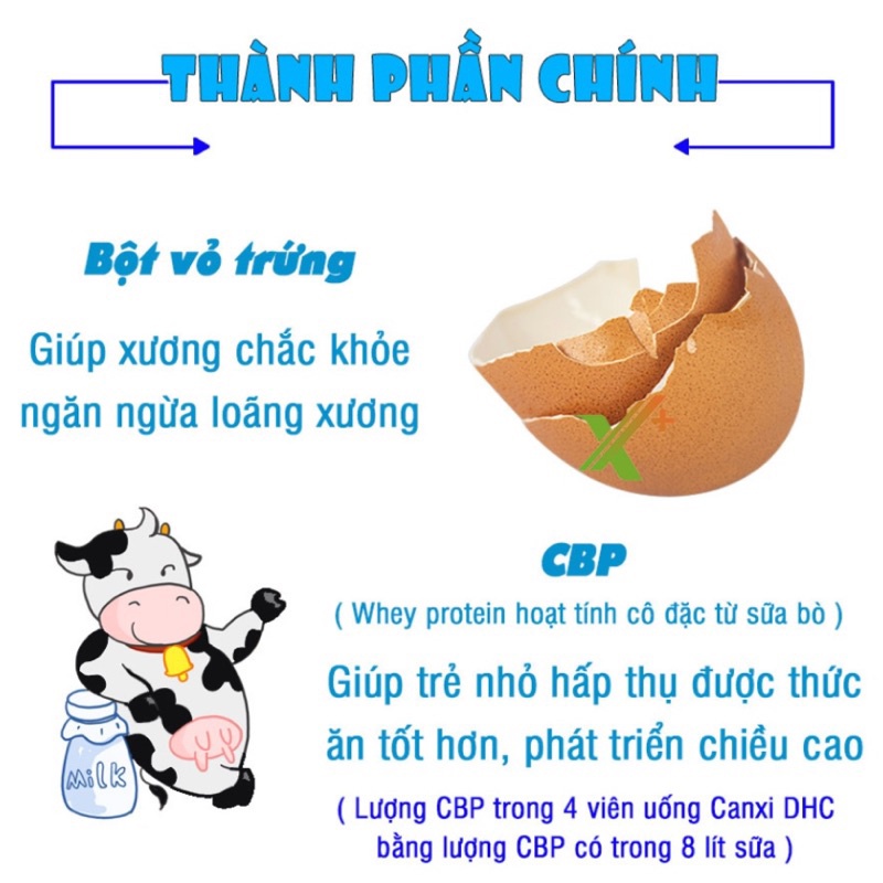 Viên uống canxi DHC Calcium CBP giảm nguy cơ loãng xương 30/90 viên BeautiMax