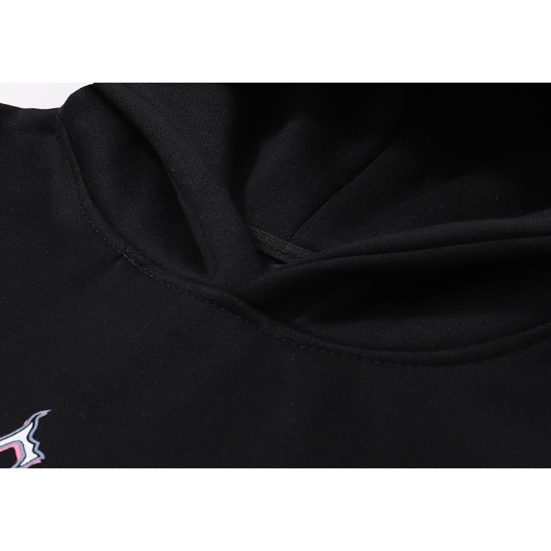 Vlone Áo Hoodie Vải Lông Cừu In Chữ V Thời Trang Cá Tính