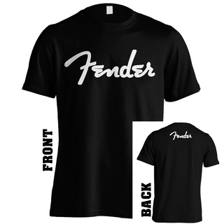FENDER Áo thun 100% cotton in hình ban nhạc Rock thời trang mới\n