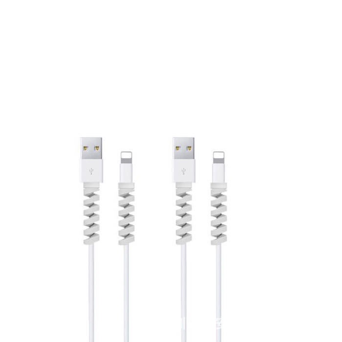 Vỏ Silicon Bảo Vệ Dây Cáp Sạc Chống Đứt Cho Apple Android