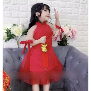 Áo dài cách tân cho bé gái diện tết