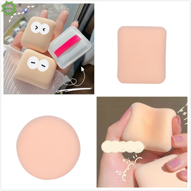 [Hàng mới về] Bông Mút Trang Điểm Mềm Mại Hình Tròn / Vuông Tiện Lợi