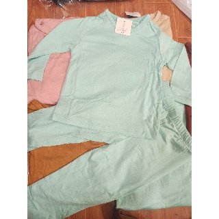 Bộ cotton kèm tai thỏ cực đẹp cho bé