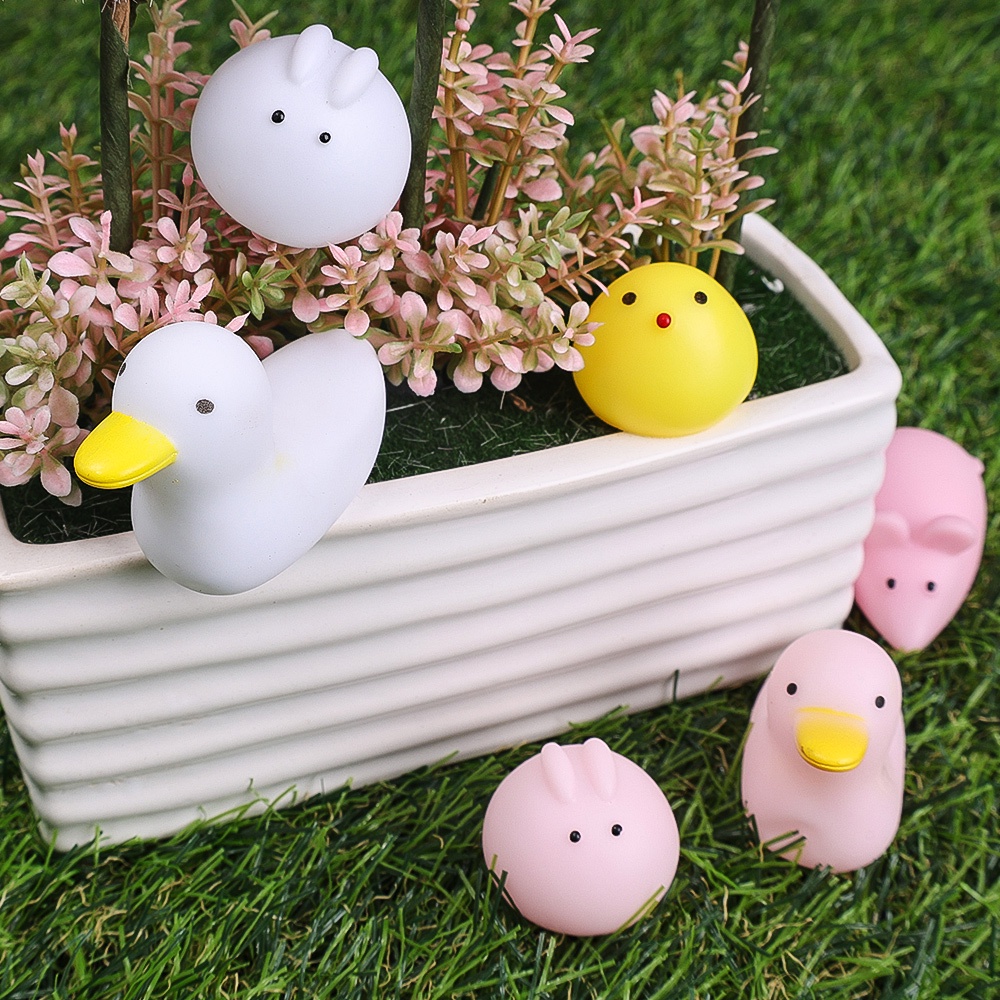 Đồ Chơi Bóp Kêu Bằng Nhựa Hình Thỏ Dễ Thương Cho Thú Cưng