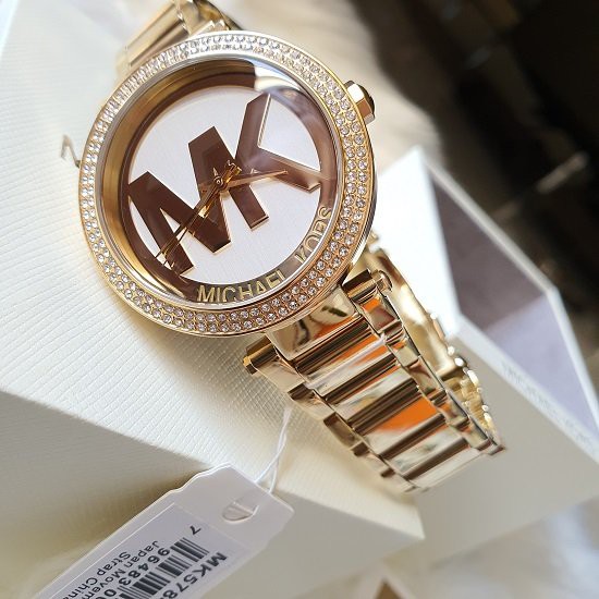 Đồng Hồ Michael Kors Nữ MK6314 Dây Kim Loại Demi Bạc Đồng 38mm Chính Hãng