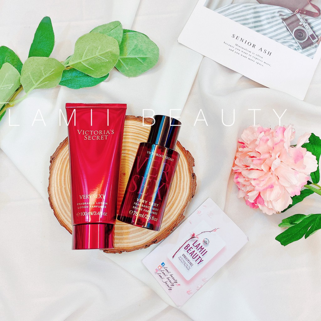 set nước hoa và dưỡng thể VICTORIA SECRET VERY SEXY | Thế Giới Skin Care
