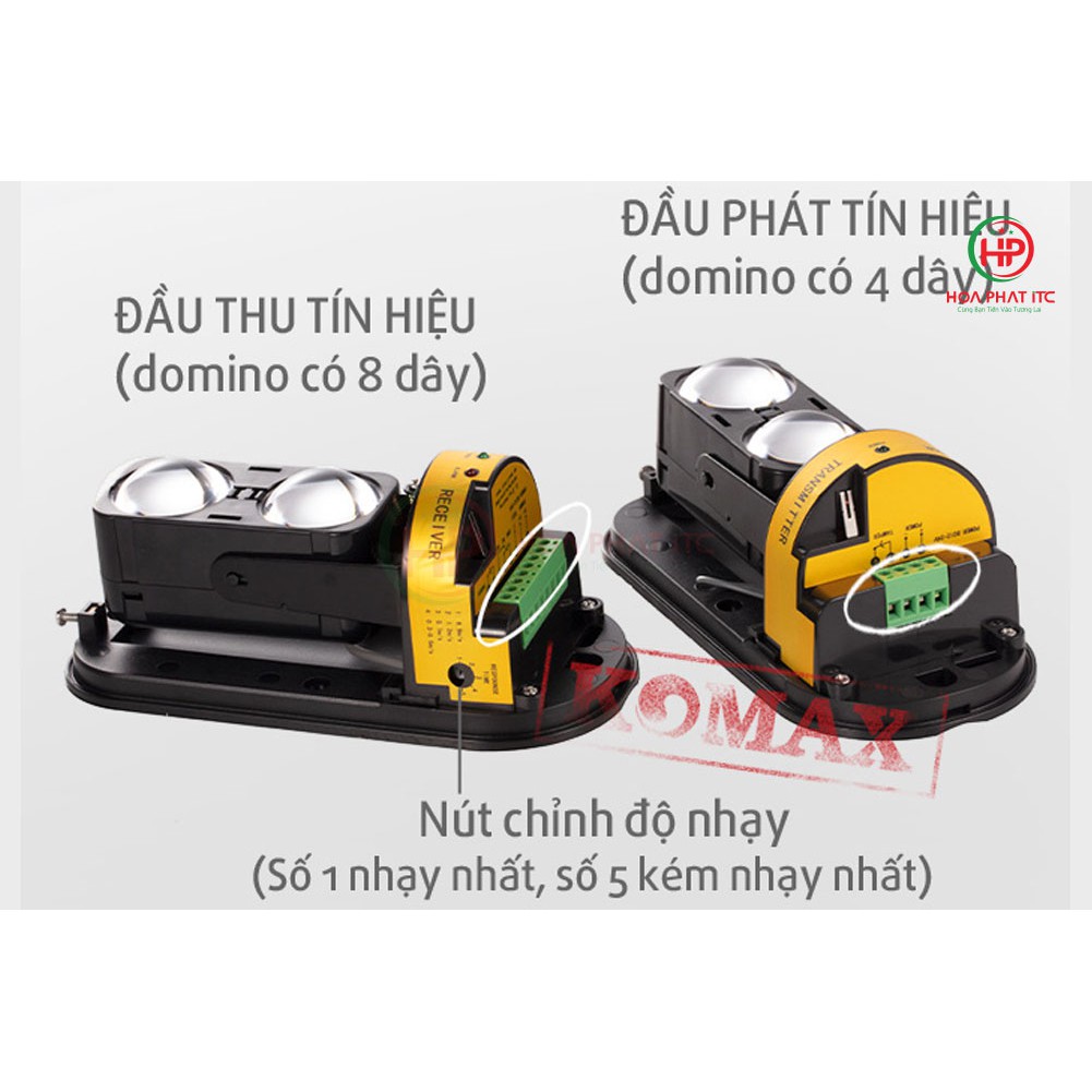 Hàng rào hồng ngoại chống trộm Photo Beam Komax ABT-100