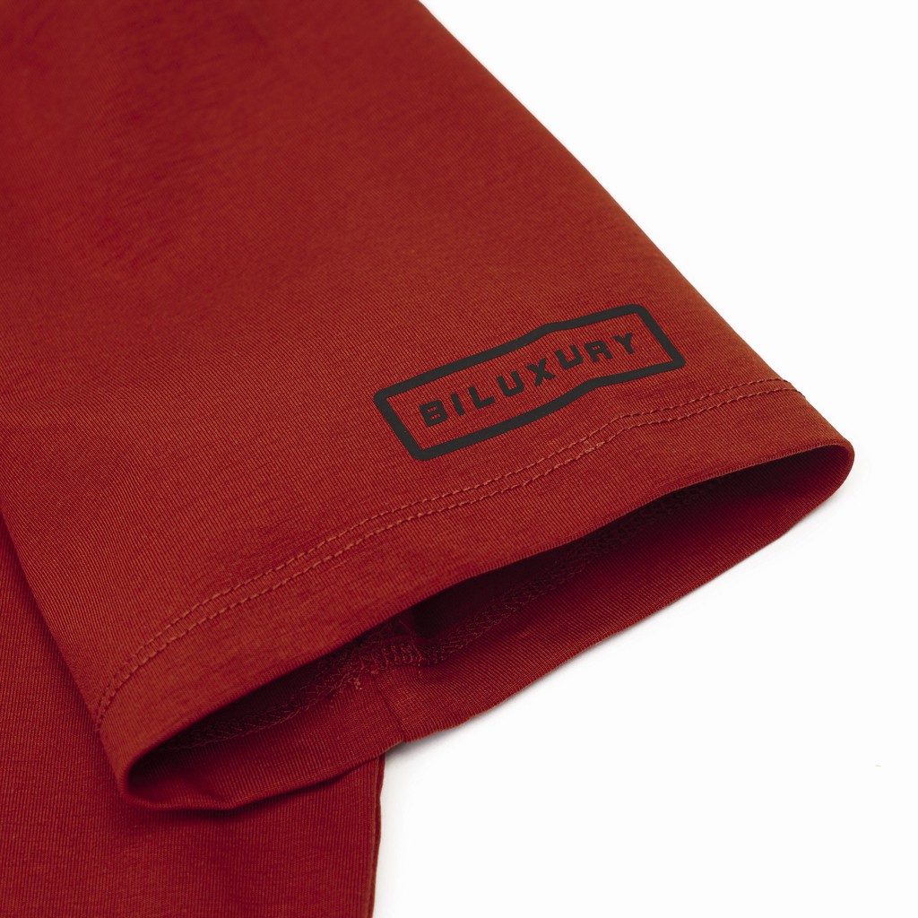 Áo phông nam Biluxury kiểu dáng basic hoạ tiết trẻ trung vải thun co giãn cao cấp 5APKB004CAD