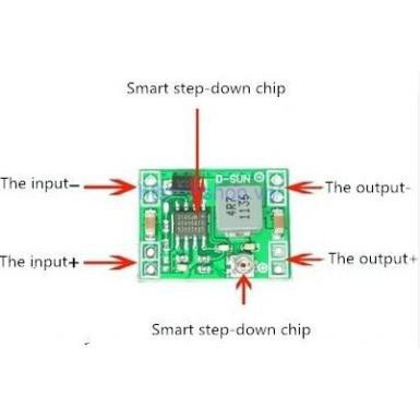 Mạch Giảm Áp DC 3A Mini, Mạch Hạ Áp 3A, Mạch Đổi Nguồn DC DC 3A