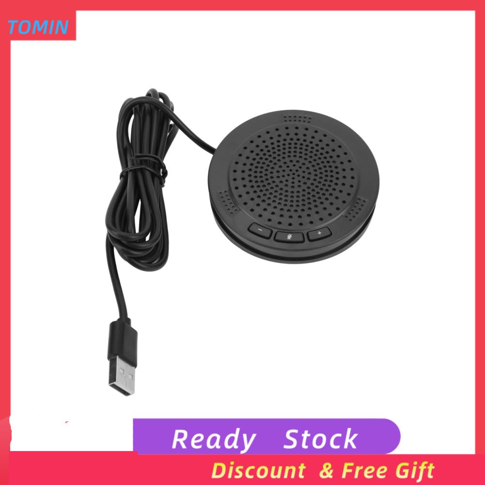 Tomin Conference USB Omnidirectional Microphone Computer Desktop for Online Meeting