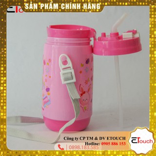 Bình Nước Cho Bé 400 ML Có Ống Hút Matsu NHỰA DUY TÂN