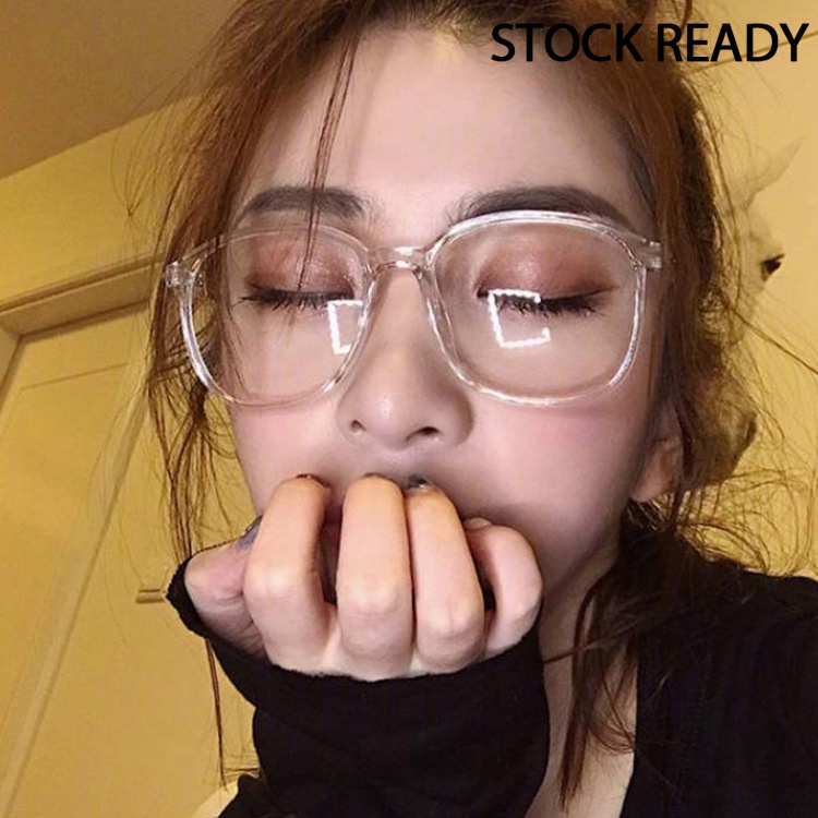 Kính mát trong suốt chống bức xạ phong cách Hàn Quốc cổ điển thời trang cho nam và nữ