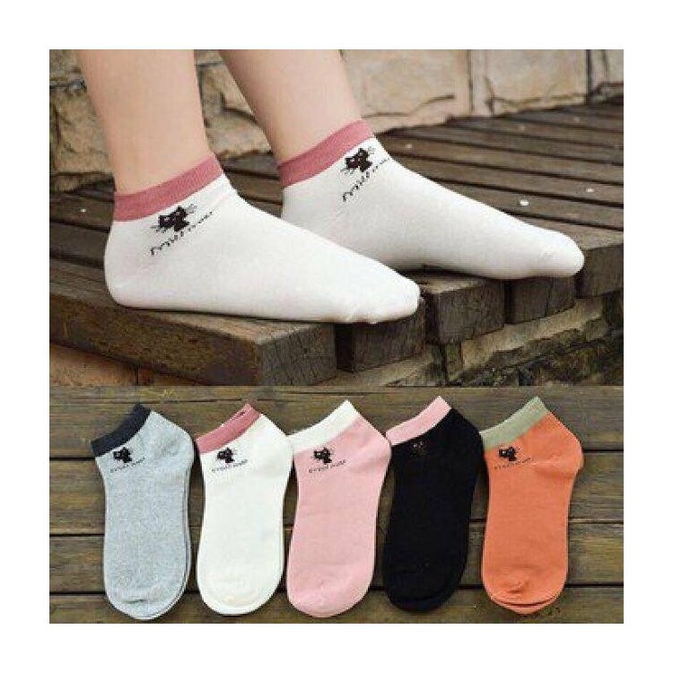 THANH LÝ SET 5 ĐÔI TẤT NỮ MIU MIU CỔ NGẮN