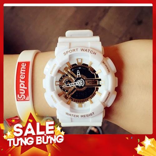 [Freeship đơn từ 150K] Đồng hồ nữ thể thao SAMDA SPORT WATCH chạy kim và số điện tử cực chất - Siêu HOT