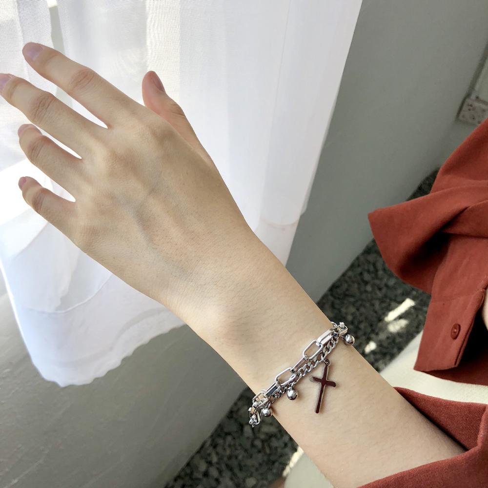 Vòng Tay Chuỗi Hạt Phong Cách Hiphop Thời Trang Cho Nữ