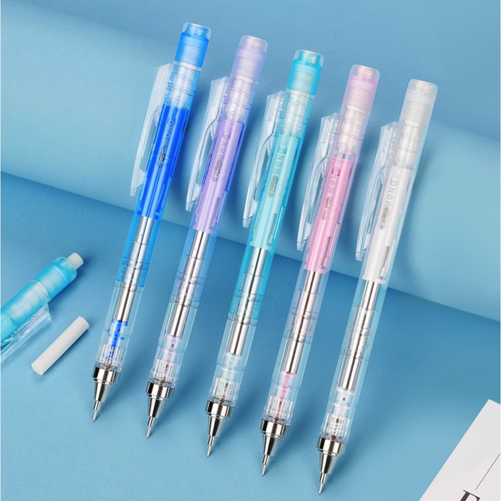 SIÊU PHẨM - BÚT CHÌ BẤM CAO CẤP TOMBOW MONO GRAPH CLEAR COLOR 0.5 MM (MẪU MỚI 2021)