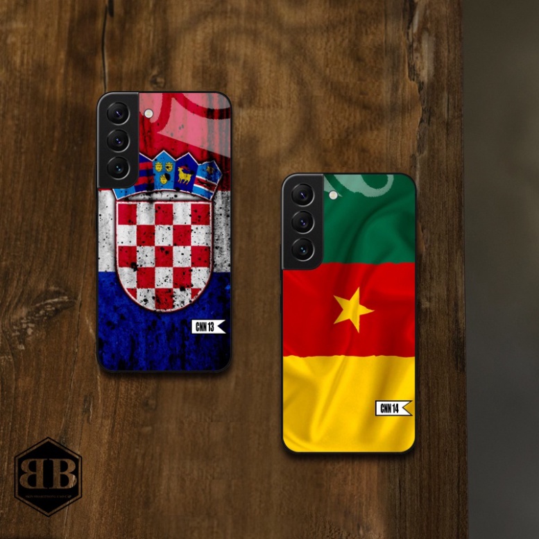 Ốp lưng kính cường lực Samsung Galaxy S22 / S22 Plus in hình theo yêu cầu