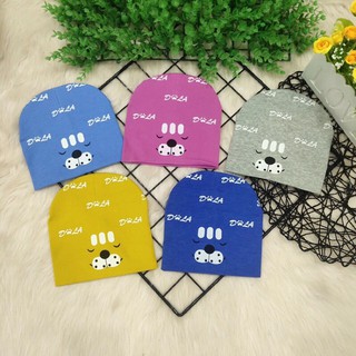 (Mã xả 05) Set 02 Mũ thun cotton  cho bé chất mềm mại dễ chịu (3-12 tháng)