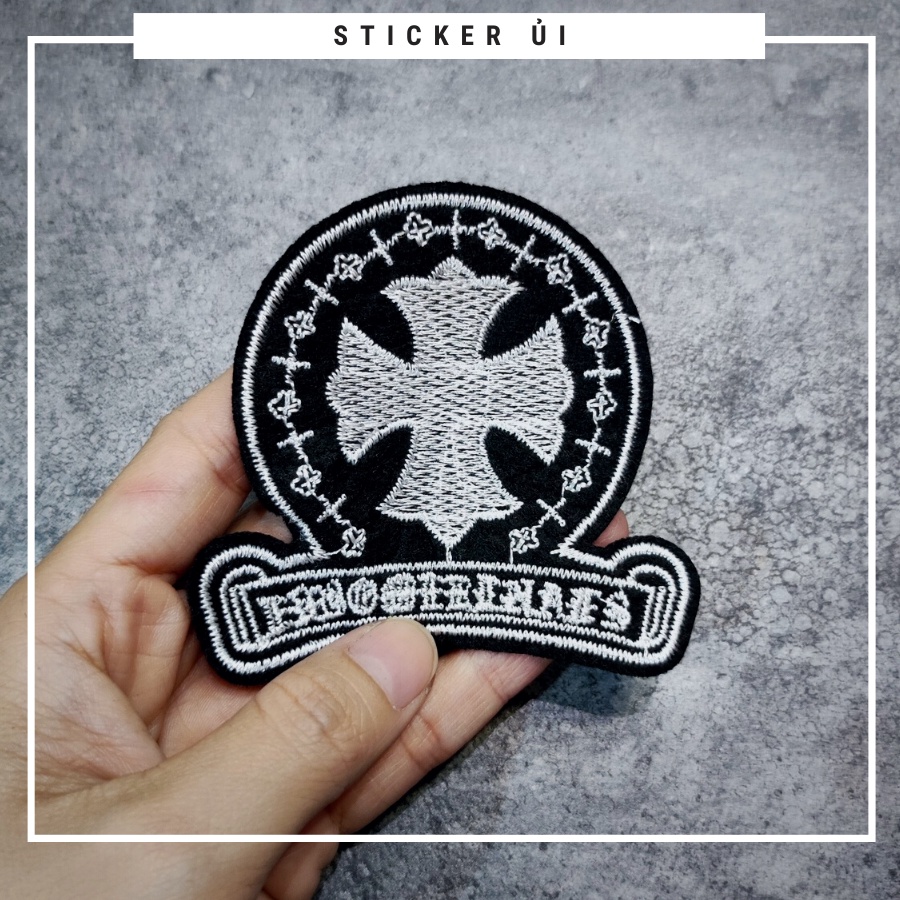 Sticker ủi áo Cao cấp - CÓ SẴN KEO ỦI - sticker vải dùng làm miếng vá áo, phụ kiện trang trí quần áo, balo, giày, nón