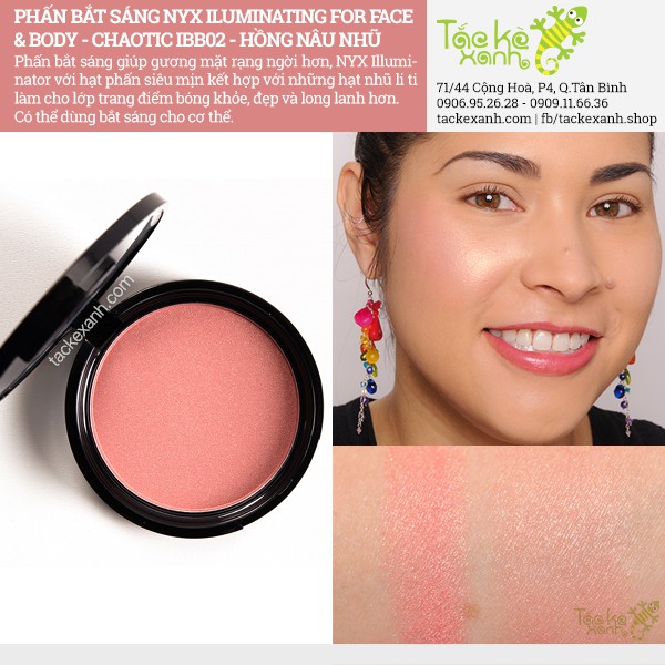 Phấn má bắt sáng NYX Illuminator - IBB02 Chaotic