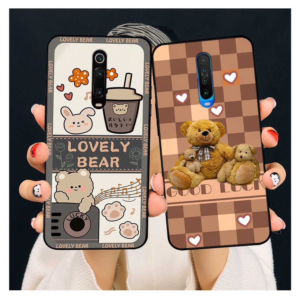 Ốp lưng Redmi K20/K20 Pro - Redmi K30 - Xiaomi Mi 9T in hình gấu bear dễ thương, bền đẹp
