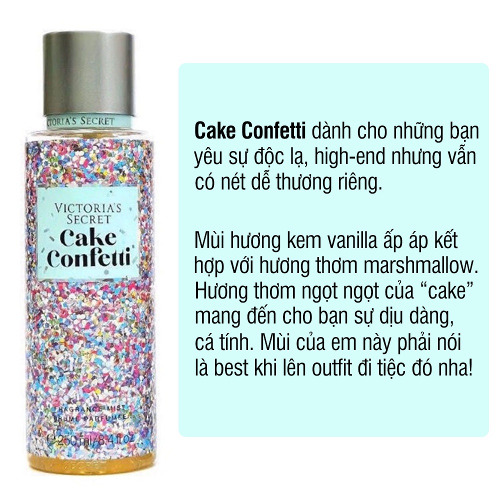 CÓ VIDEO TEST - Xịt thơm nhũ  toàn thân body mist victoria's secret 250ml lưu hương thơm lâu