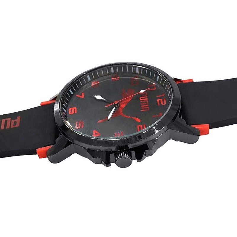 Đồng Hồ Thể Thao Dây Silicone Mặt Tròn Cho Nam PUMA