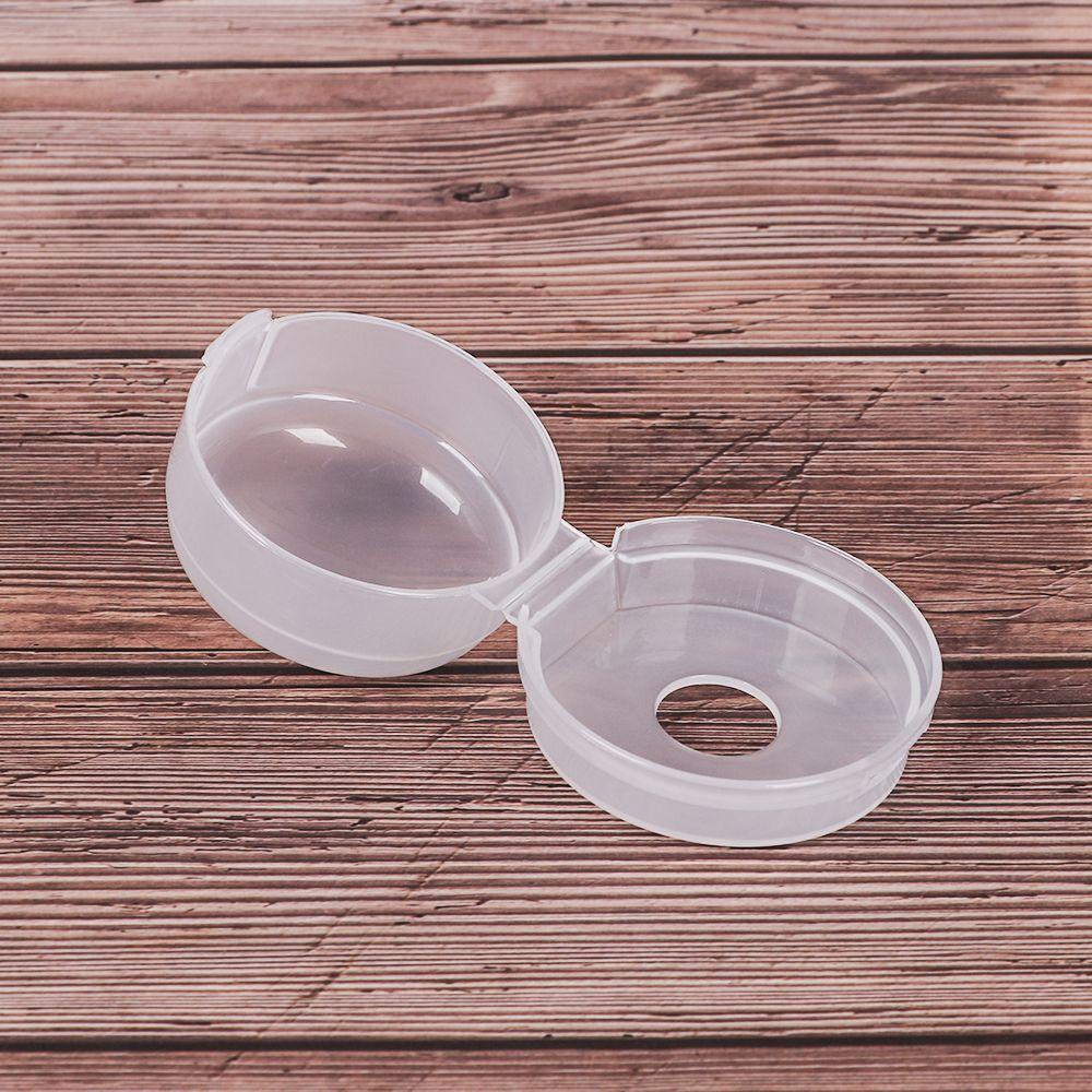 Set 1 / 2 / 4 Nắp Khóa Lò Vi Sóng Bằng Nhựa Trong Suốt An Toàn Cho Bé