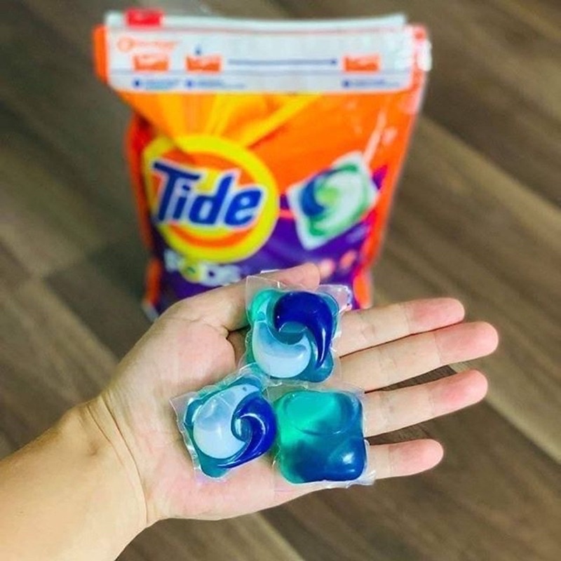 Viên giặt TIDE PODS 3IN1 USA 42 viên